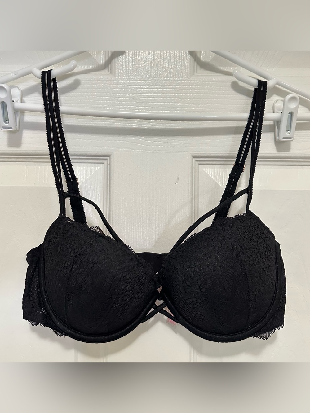 Victorias Secret PINK Date Push-up Bra 34D Black